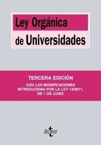 LEY ORGANICA DE UNIVERSIDADES 261 3ªED.