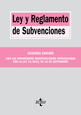 LEY Y REGLAMENTO DE SUBVENCIONES 297
