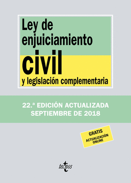 LEY DE ENJUICIAMIENTO CIVIL Y LEGISLACIÓN COMPLEMENTARIA (09-2018) 248
