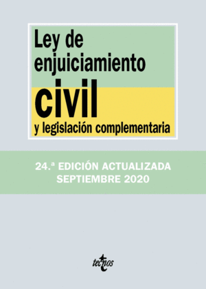 LEY DE ENJUICIAMIENTO CIVIL Y LEGISLACION COMPLEMENTARIA  2020