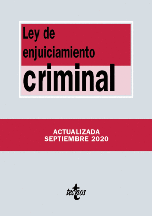 LEY DE ENJUICIAMIENTO CRIMINAL 2020