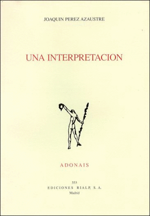 UNA INTERPRETACION PREMIO ADONAIS 2000