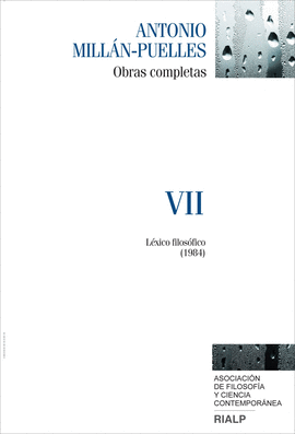 MILLAN-PUELLES. VII. OBRAS COMPLETAS