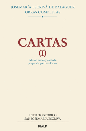 CARTAS I (EDICIÓN CRÍTICO-HISTÓRICA). RÚSTICA