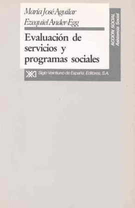 EVALUACION DE SERVICIOS Y PROGRAMAS SOCI