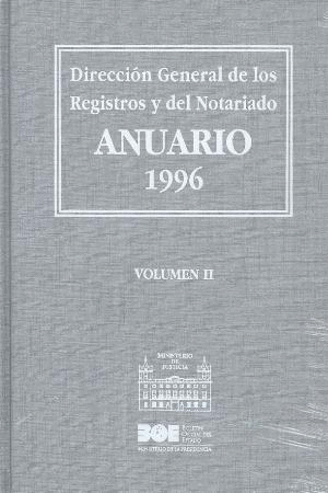 ANUARIO REGISTROS Y NOTARIADO 1996 DOS VOLULMENES