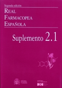 REAL FARMACOPEA ESPAÑOLA SUPLEMENTO 2.1 2º EDICION