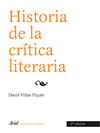 HISTORIA DE LA CRITICA LITERARIA 2ªEDICION
