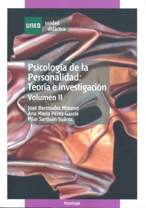 PSICOLOGIA DE LA PERSONALIDAD TEORIA INVESTIGACION VOLUMEN II