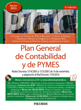 PLAN GENERAL DE CONTABILIDAD Y DE PYMES 2015