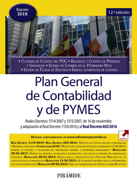 PLAN GENERAL DE CONTABILIDAD Y DE PYMES 2019
