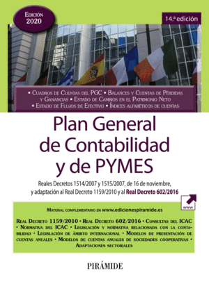PLAN GENERAL DE CONTABILIDAD Y DE PYMES 14ª ED. 2020