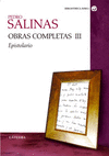 PEDRO SALINAS EPISTOLARIO OBRAS COMPLETAS VOLUMEN III
