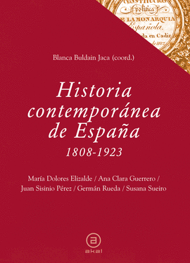 HISTORIA CONTEMPORANEA DE ESPAÑA
