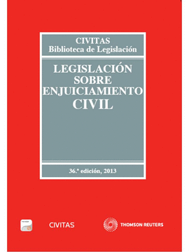 LEGISLACION SOBRE ENJUICIAMIENTO CIVIL 12 (DUO) 36ªED.2013