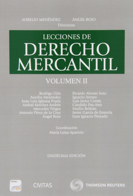 LECCIONES DE DERECHO MERCANTIL. (VOL II) 11ªED.