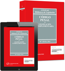 CÓDIGO PENAL Y LEGISLACIÓN COMPL. (EBOOK+LIBRO) 40ED/2014 **7-CIVITAS