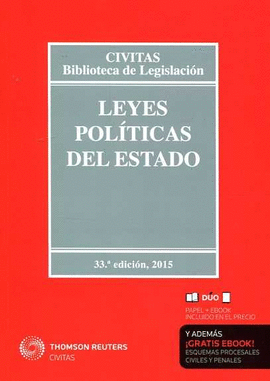 LEYES POLÍTICAS DEL ESTADO 28. 33ª EDICION 2015