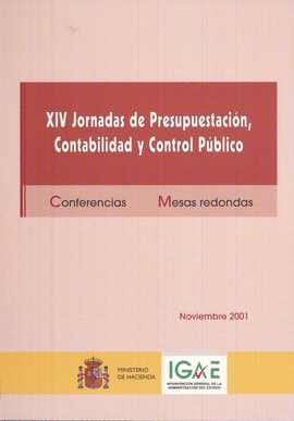 XIV JORNADAS DE PRESUPUESTACION CONTABILIDAD Y CONTROL PUBLICO