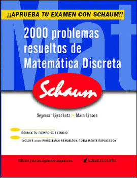 2000 PROBLEMAS RESUELTOS DE MATEMATICA DISCRETA
