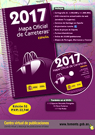 MAPA OFICIAL DE CARRETERAS 2017 (MOPU)