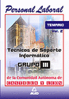 TEMARIO VOL.2 TECNICOS SOPORTE INFORMATICO GRUPO 3 CC.LL. LABORAL