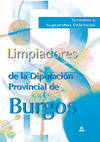 TEMARIO Y SUPUESTOS LIMPIADORES DIPUTACION PROVINCIAL BURGOS