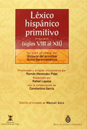 LEXICO HISPANICO PRIMITIVO S.VIII AL XII