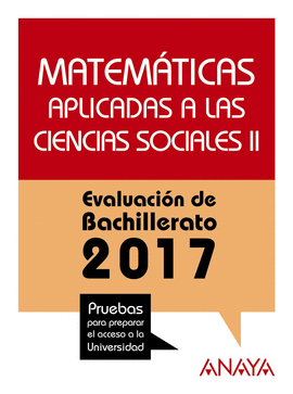 MATEMÁTICAS APLICADAS A LAS CIENCIAS SOCIALES II 2017