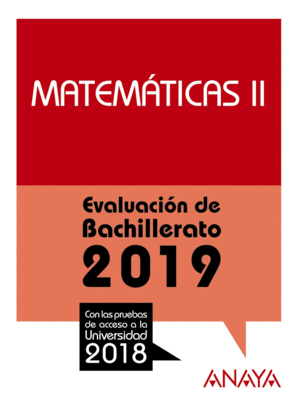 MATEMÁTICAS II (EVAU 2019)