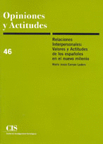 RELACIONES INTERPERSONALES VALORES Y ACTITUDES DE ESPAÑOLES Nº46