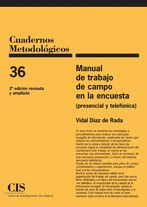 MANUAL DE TRABAJO DE CAMPO DE LA ENCUESTA 36. 2ªEDICION