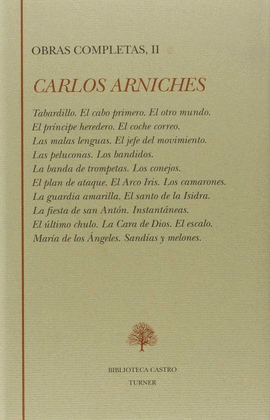 CARLOS ARNICHES, OBRAS COMPLETAS II