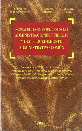 NORMAS DEL REGIMEN JURIDICO DE LAS ADMINISTRACIONES PUBLICAS Y