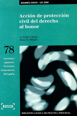 ACCION DE PROTECCION CIVIL DEL DERECHO AL HONOR+CD