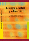 ECOLOGIA ACUSTICA Y EDUCACION