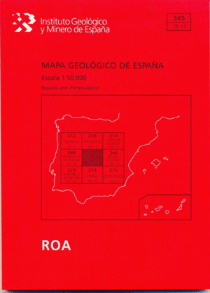 MAPA GEOLOGICO DE ESPAÑA ROA