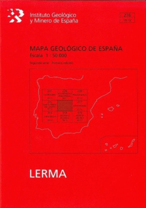 MAPA GEOLOGICO DE ESPAÑA E 1:50.000 HOJA 276 LERMA