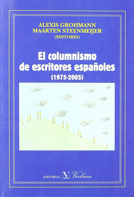 COLUMNISMO ESCRITORES ESPAÑOLES 1975-2005