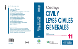 CODIGO CIVIL Y LEYES CIVILES GENERALES 2011