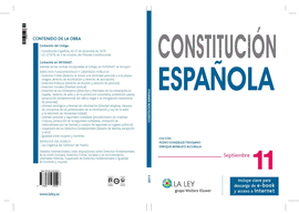 CONSTITUCION ESPAÑOLA 2011