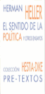 SENTIDO DE LA POLITICA,EL