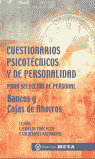 CUESTIONARIOS PSICOTECNICOS PERSONALIDAD BANCOS Y CAJAS AHORROS