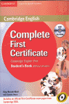COMPLETE FIRST CERTIFICATE STUDENTS BOOK WITHOUT ANSWERS +CD
