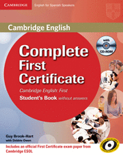 **************COMPLETE FIRST (FCE) (2ND ED.) STUDENT'S BOOK WITH ANSWERS AND CD-ROM