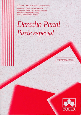 DERECHO PENAL PARTE ESPECIAL 6ª EDICION 2011