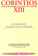 CORINTIOS XIII Nº124 OCTUBRE DICIEMBRE 2007 ECUMENISMO
