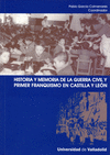 HISTORIA Y MEMORIA DE LA GUERRA CIVIL Y PRIMER FRANQUISMO CC.LL