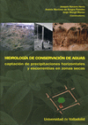 HIDROLOGIA DE CONSERVACION DE AGUAS CAPTACION DE PRECIPITACIONES