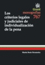 CRITERIOS LEGALES Y JUDICIALES DE INDIVIDUALIZACION DE PENA, LOS